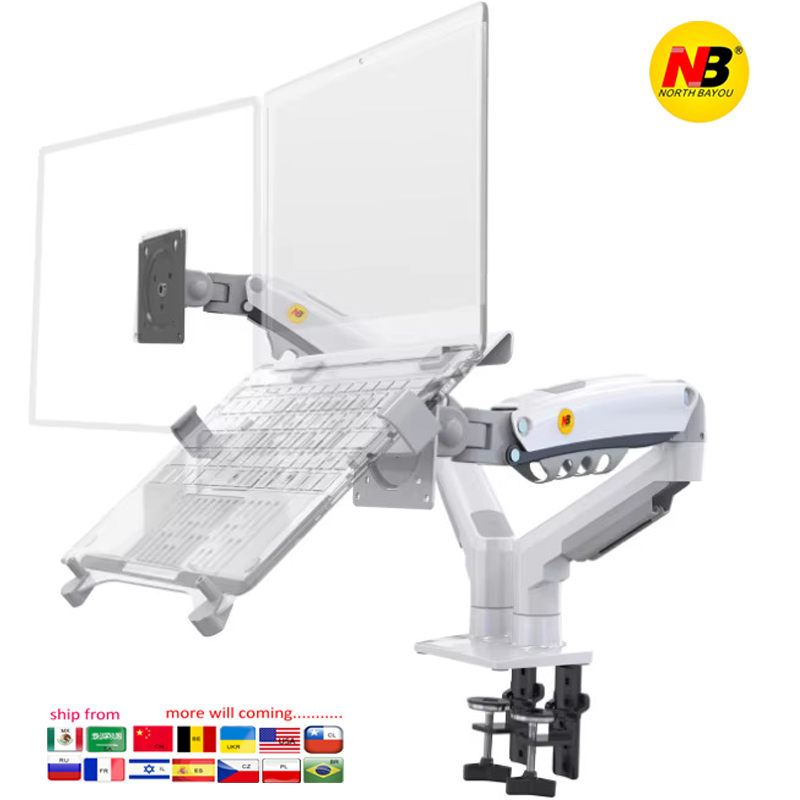 Dual Monitor Desk Setup - Suporte de Mesa NB F160 +