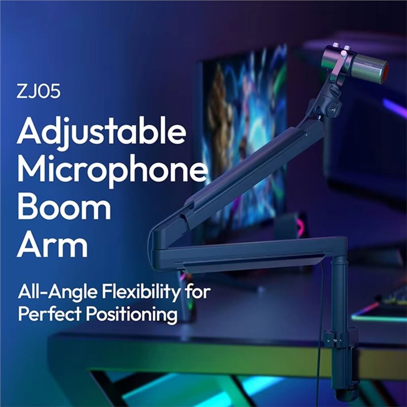 Desk Setup Streaming - Suporte Ajustável AT82-ZJ05 para Microfone e