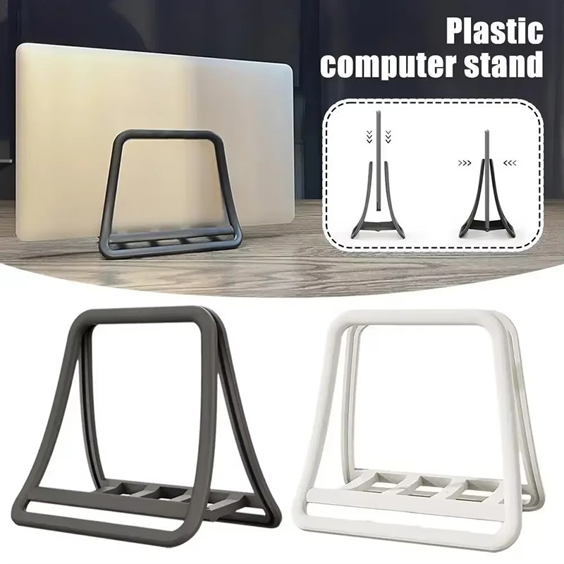 Desk Setup Mac - Suporte vertical antiderrapante para laptop, suporte
