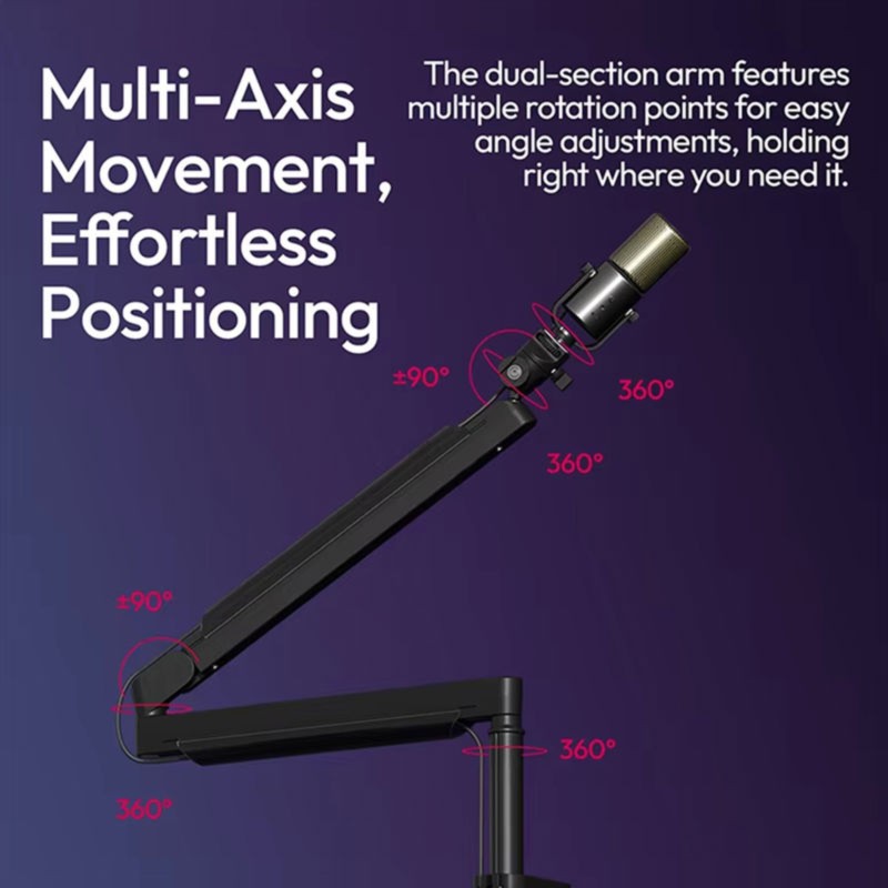 Desk Setup Streaming - Super Promoção: Braço Articulado Ajustável para