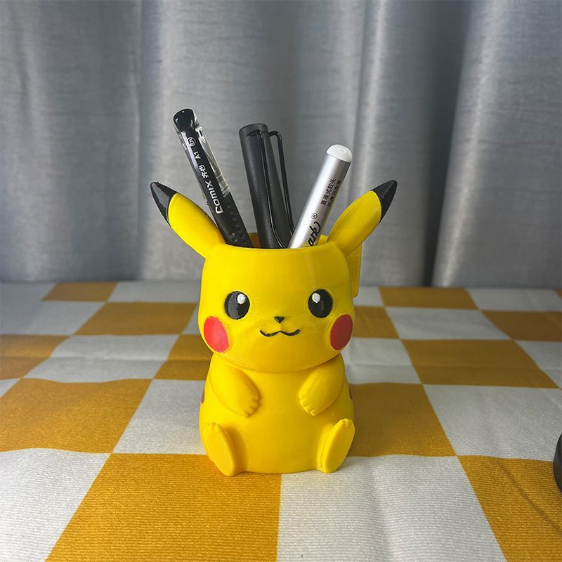 Desk Setup Organization - Porta-lápis Pokémon em formato de caixa