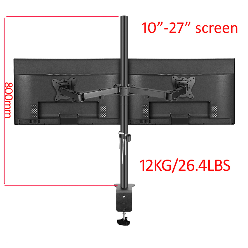 Dual Monitor Desk Setup - Suporte de Mesa para Dois Monitores