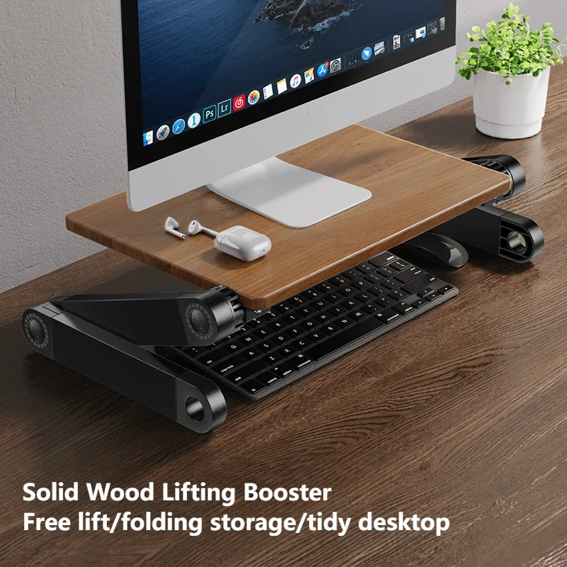 Vertical Laptop Stand - Oatsbasf portátil de madeira maciça macbook