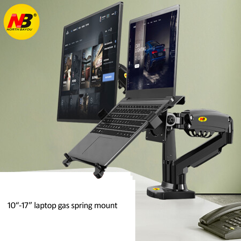 Suporte de Mesa NB F160 + FP-2 - Dual Monitor Desk Setup avaliação e preço