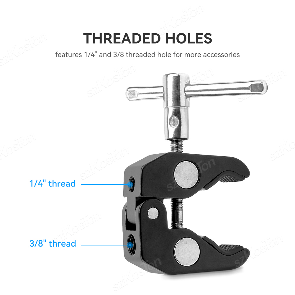 Super Clamp de Metal para Câme - Monitor Arm Clamp avaliação e preço