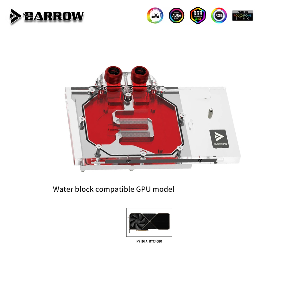 Bloco de água GPU Barrow para  - Nvidia Vga Rtx 4080 avaliação e preço