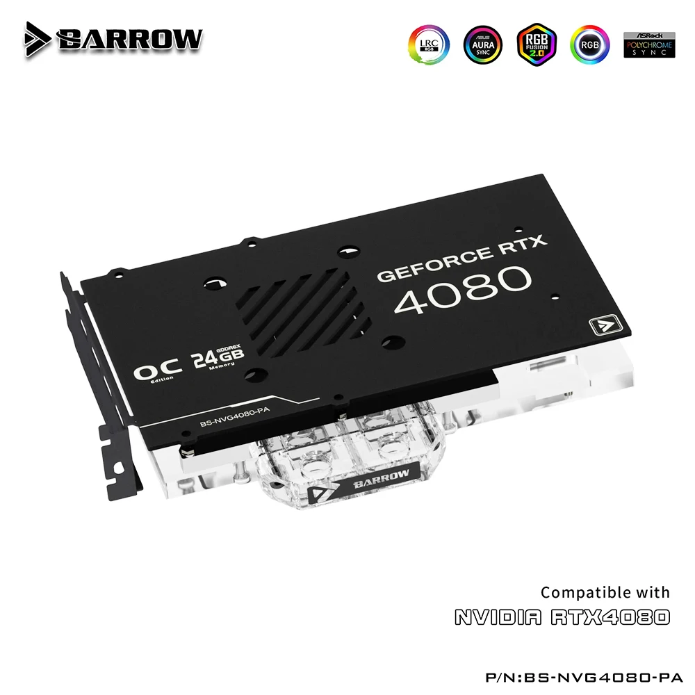 Bloco de água GPU Barrow para  - Nvidia Vga Rtx 4080 avaliação e preço