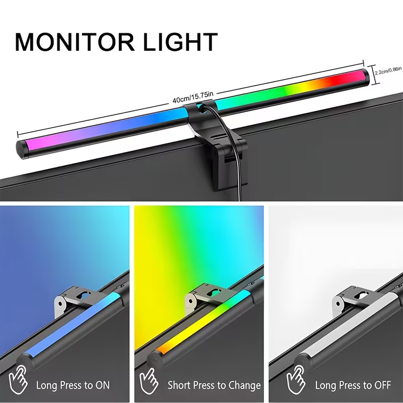 Barra de Luz RGB para Monitor, - Desk Setup Gadgets avaliação e preço