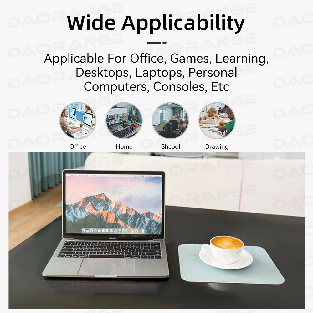 Tapete de rato universal criat - Desk Setup Mac avaliação e preço