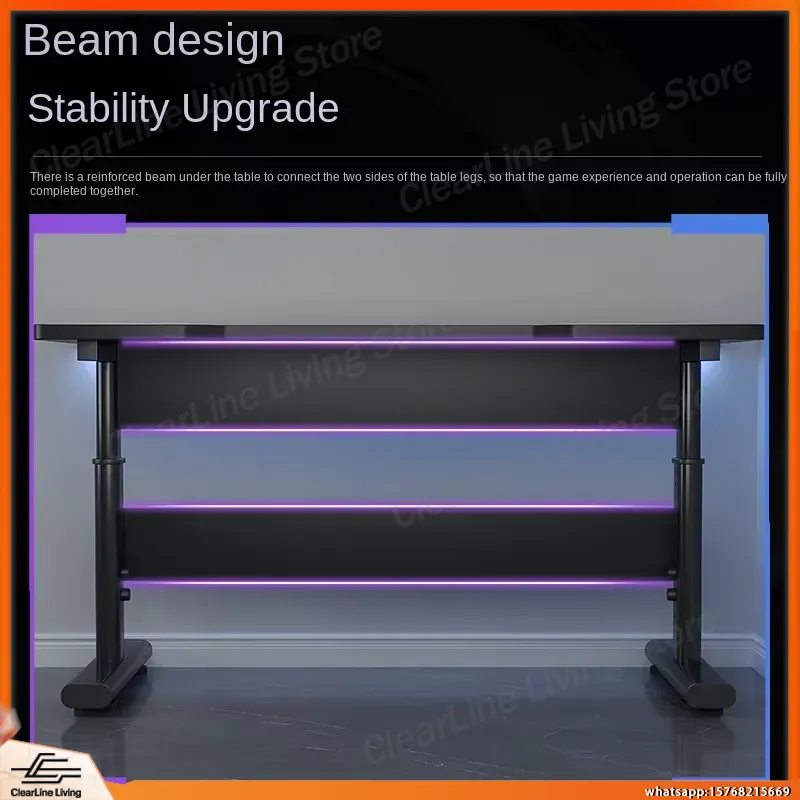 Mesa de Jogos Elétrica Ajustáv - Desk Setup Streaming avaliação e preço