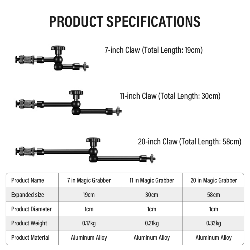 Braço Mágico 7/11/20 Polegadas - Monitor Arm Clamp avaliação e preço