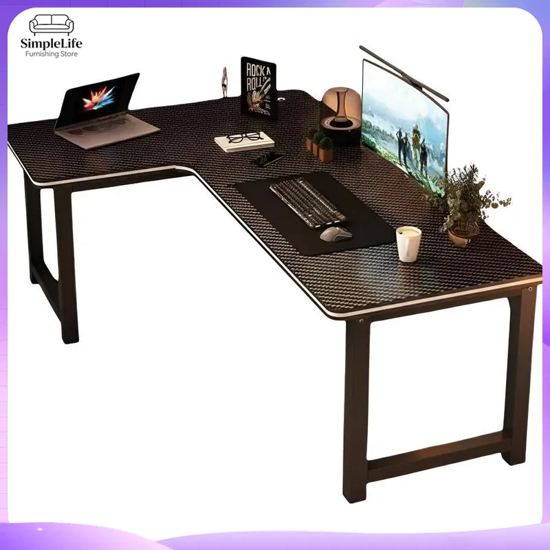 Mesa de Canto para Jogos e Com - Dual Monitor Desk Setup avaliação e preço