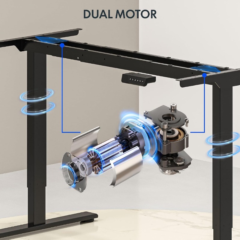 Mesa de Trabalho Elétrica FLEX - Dual Monitor Desk Setup avaliação e preço