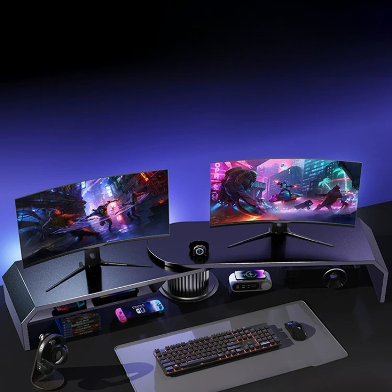 Suporte de Monitor Duplo para  - Dual Monitor Desk Setup avaliação e preço