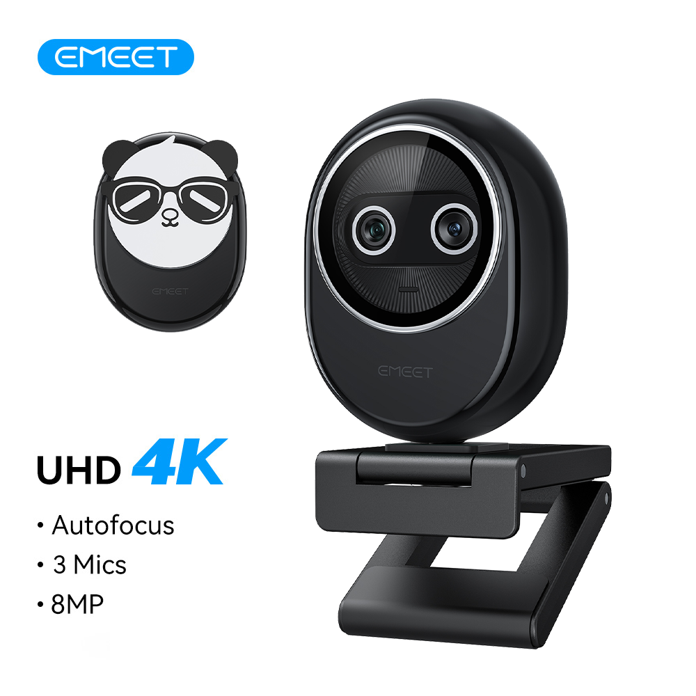 Webcam 4K EMEET com Câmera Dup - Desk Setup Ai avaliação e preço